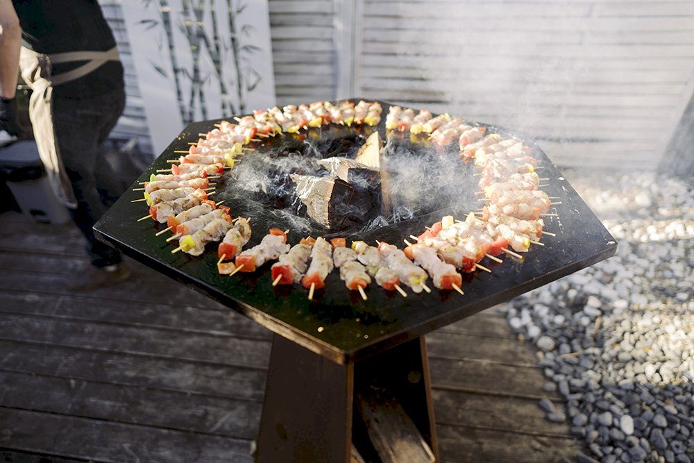 Barbecue événement entreprise Go Captain bord de Saône Lyon