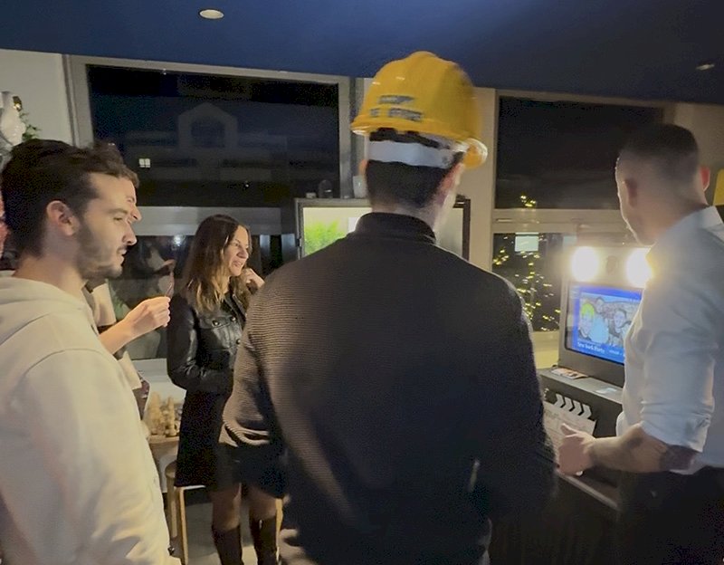 Photobooth réception soirée entreprise lyon ambiance