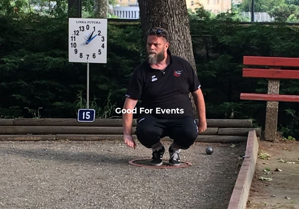  good for events - fiche Pétanque Team Events