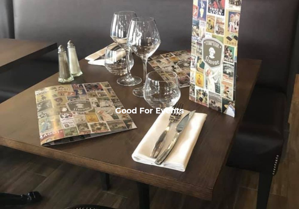  good for events - fiche Comptoir Simone