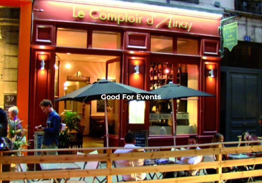  good for events - fiche Le Comptoir d’Ainay